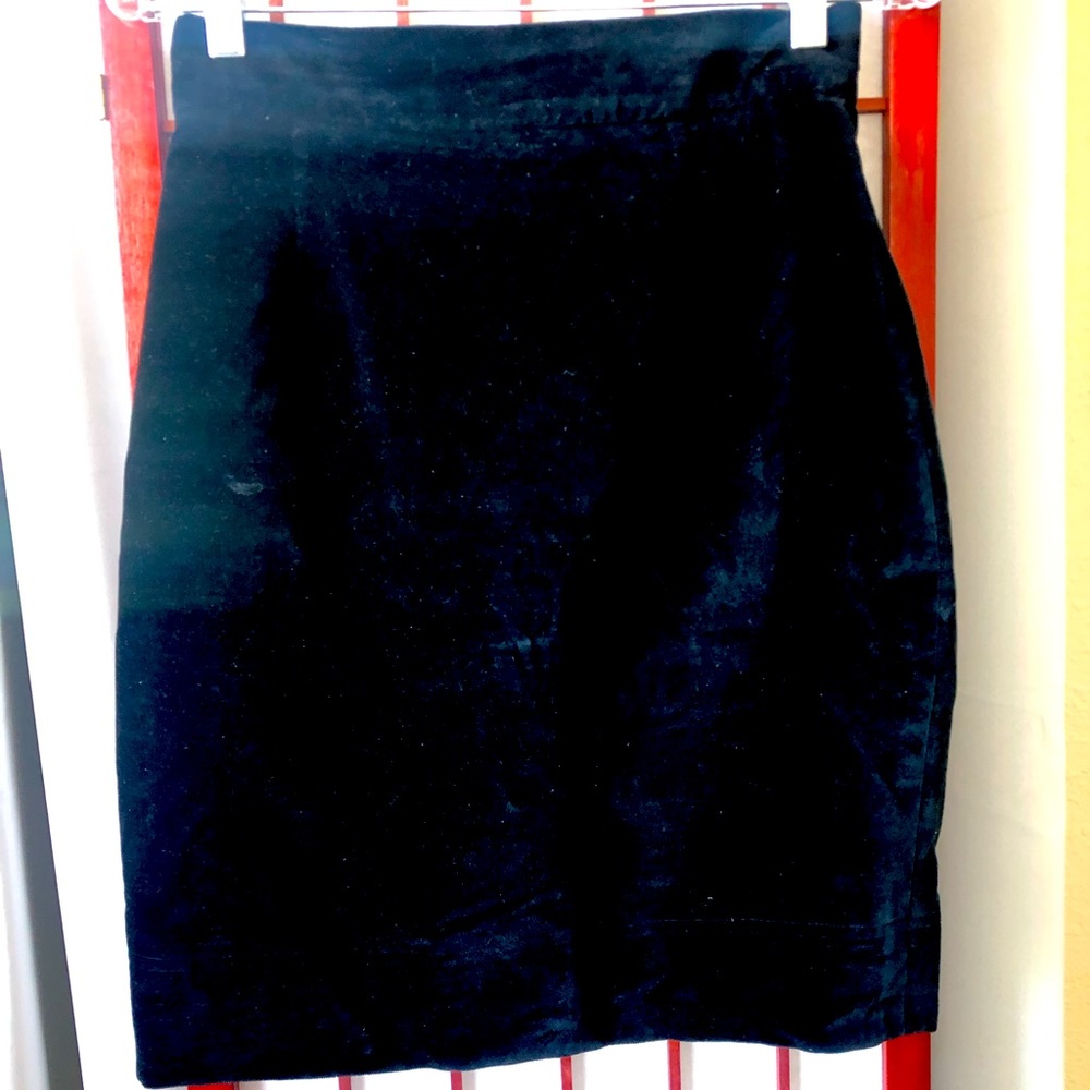 Moschino velvet skirt